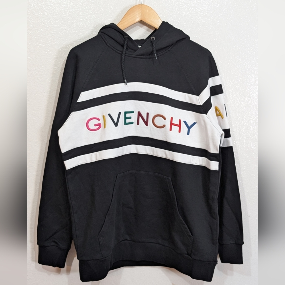 Givenchy Black and White Men's Hoodie